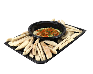 Garlic & Lemon Hummus & Pitta Bread Platter (ve) (Serves 25)